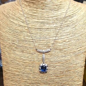 Vintage Sterling 17 inch Drop Necklace